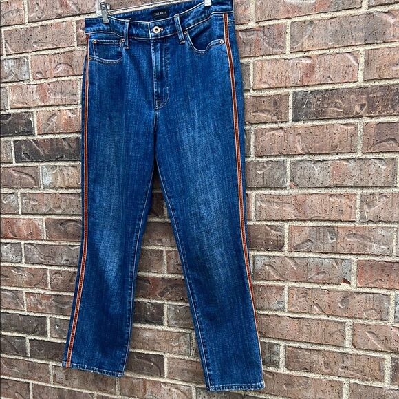 Talbots Women’s Modern Ankle Blue Straight Leg Jeans High Waist Copper Felt Fall - Picture 7 of 16